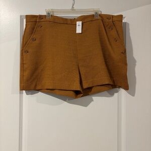 Banana Republic Textured High-Rise Shorts